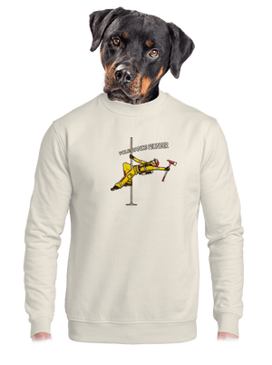 unisex mikina bez kapuce