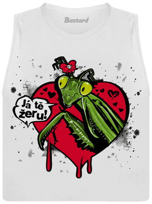 K sežrání dámské tílko volné White