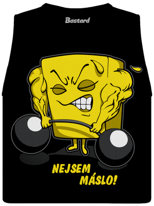 Nejsem máslo dámské tílko volné Black