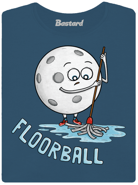 Floorball dámské tričko premium Petrol Blue