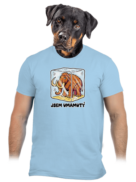 Jsem umamutý pánské tričko Sky Blue
