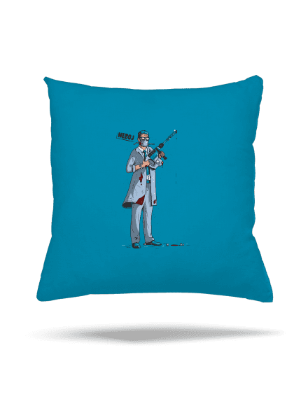 Zubař polštář Blue Turquoise