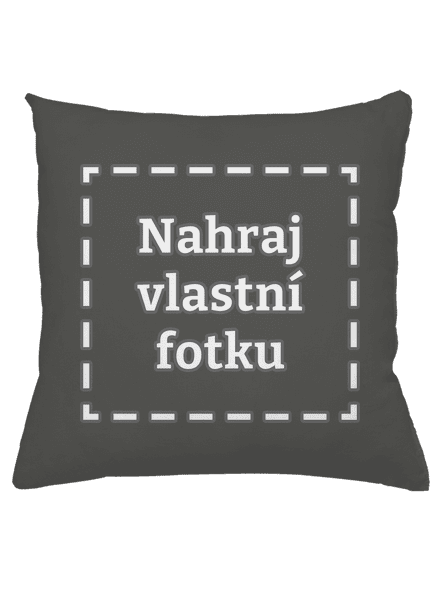 Vlastní potisk polštář Gray Pol