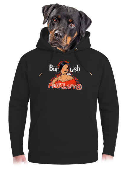 Barush Punklova unisex mikina premium Dark Black