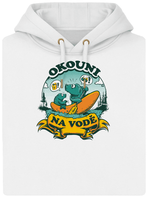 Okouni na vodě unisex mikina premium Snowwhite
