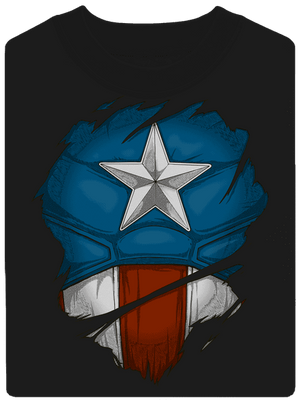 Captain Inside unisex mikina bez kapuce Black