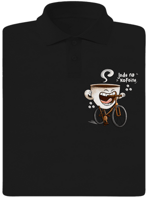 Jedu na kofeinu pánská polokošile Black