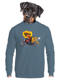 unisex mikina bez kapuce