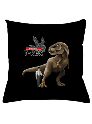 Komisař T-Rex polštář Black