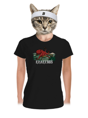 Krakenoš dámské sportovní tričko Black