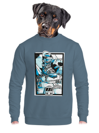 unisex mikina bez kapuce