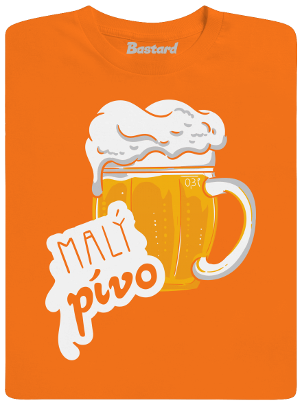 Velký a malý pívo dětské tričko Orange