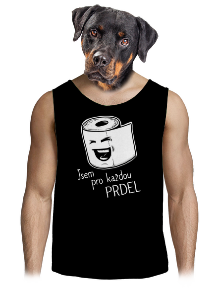 Prdel pánské tílko Black