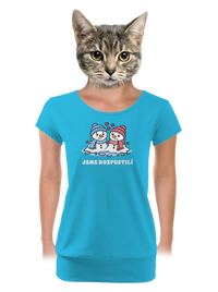 dámské tričko s lemem