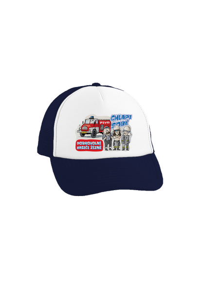 Hasiči žízně kšiltovka truckerka French Navy cap