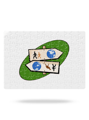 Dálkový pochod puzzle White