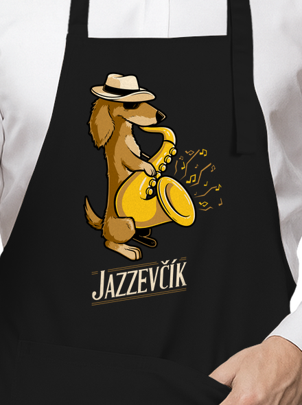 Jazzevčík zástěra Black