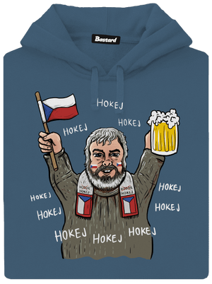 Hodor dámská mikina klokanka Denim