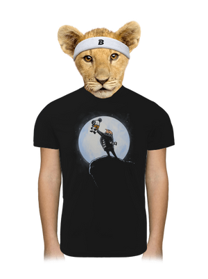 Mimoní král dětské sportovní tričko Black