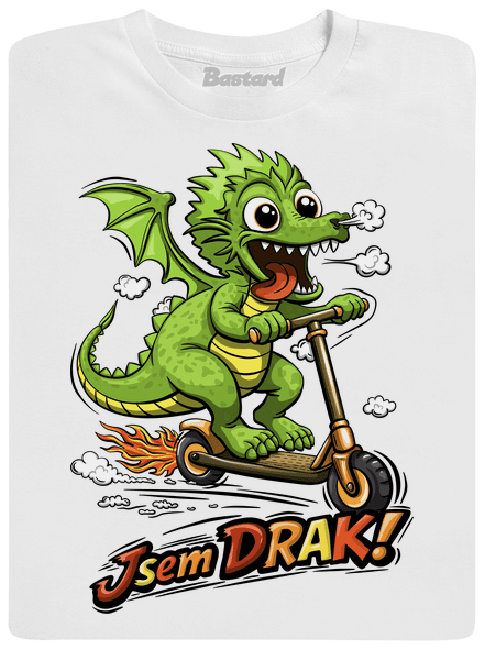 Jsem drak dětské tričko White