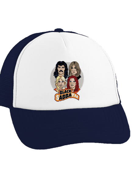 Black Abba kšiltovka truckerka French Navy cap