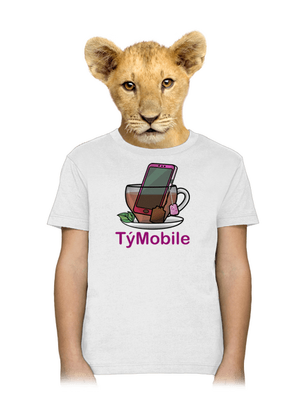 TýMobile dětské tričko White