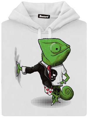 Mistr převleků dámská mikina klokanka White