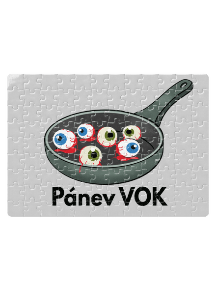 Pánev vok puzzle White