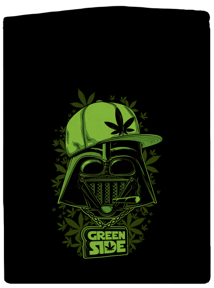 Green Side dámská mikina na zip Black