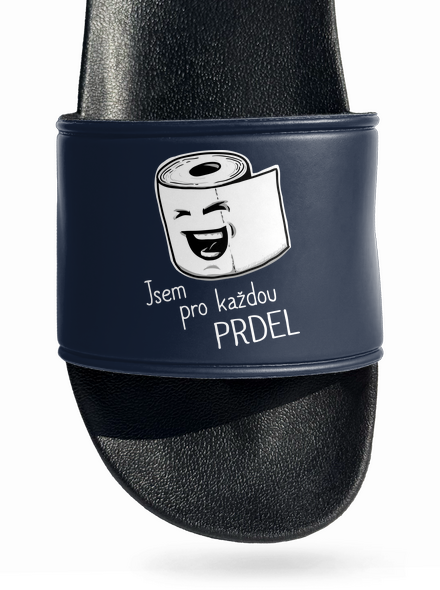 Prdel pantofle Navy