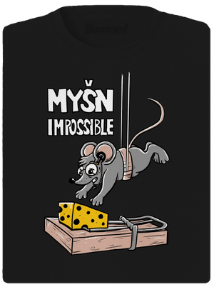 Myšn Impossible dámské sportovní tričko Black