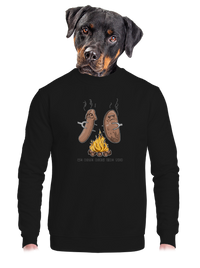 unisex mikina bez kapuce