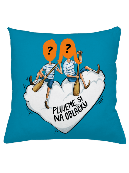 Na obláčku polštář Blue Turquoise