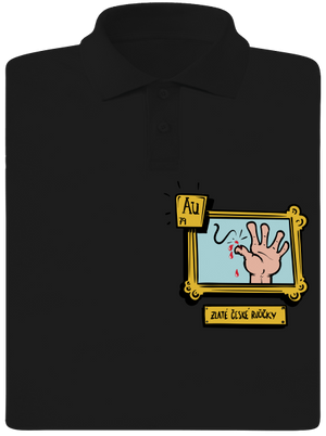 Zlaté české ručičky pánská polokošile Black