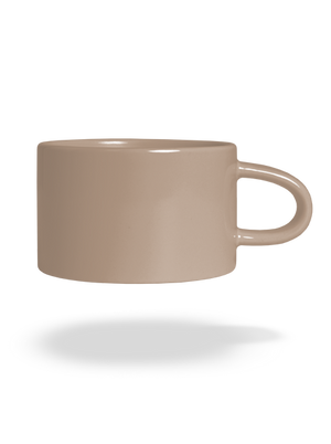 Klacek připraven hrnek makronka Brown Macaron