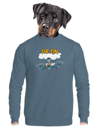 unisex mikina bez kapuce