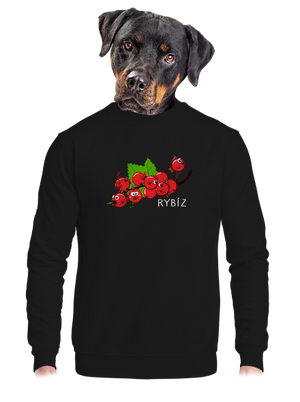 unisex mikina bez kapuce