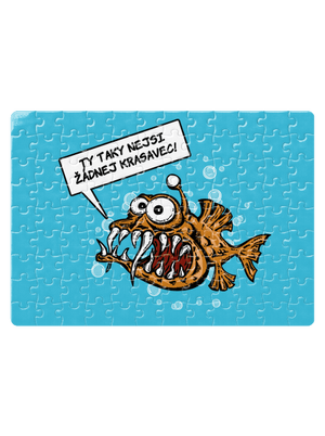 Mořský ďas puzzle White