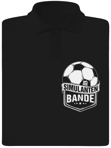 Simulanten bande pánská polokošile Black