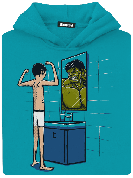 Hulk dětská mikina klokanka Hawaiian Blue