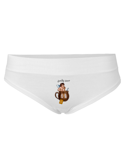 Suchý únor dámské kalhotky White