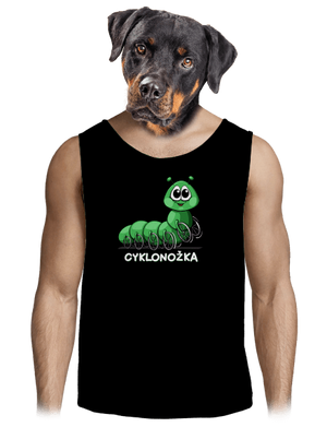 Cyklonožka pánské tílko Black