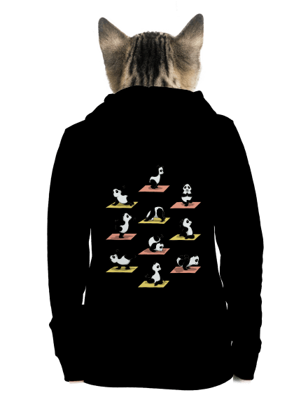 Pandí jóga dámská mikina na zip Black