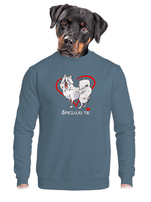 unisex mikina bez kapuce