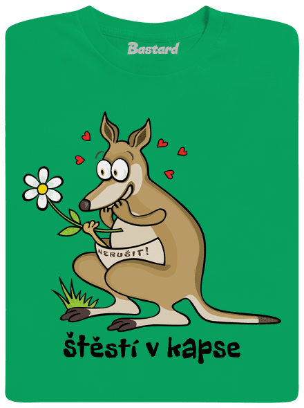 Štěstí v kapse pánské tričko Kelly Green