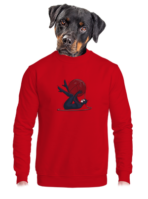 unisex mikina bez kapuce