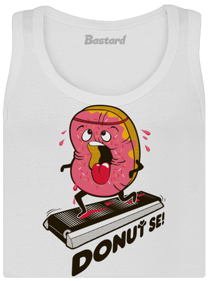 Donuť se dámské tílko klasické White