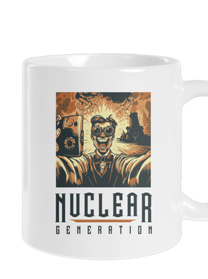 Nuclear generation klasický hrnek White