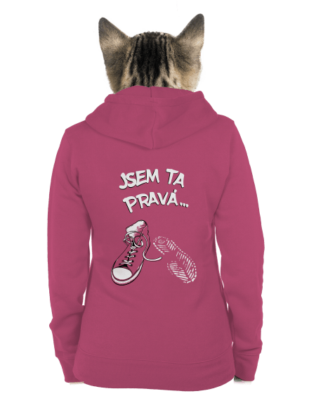 Hledám tu pravou dámská mikina na zip Magenta