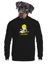 unisex mikina bez kapuce